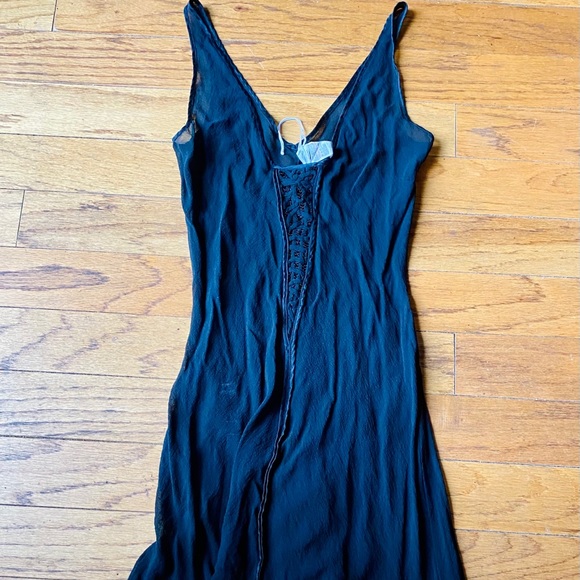 intimissimi Dresses Intimissimi Italy Silk Sheer Slip Dress Cami Gown Poshmark